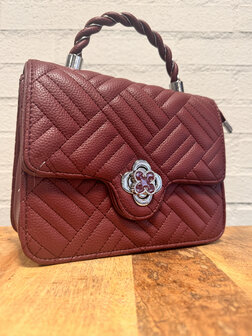 Clover bag Bordeaux